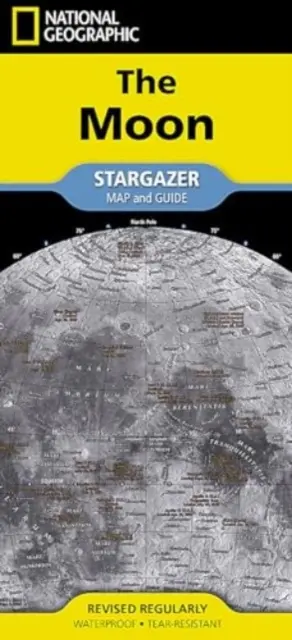 Harta National Geographic a Lunii - National Geographic Moon Map