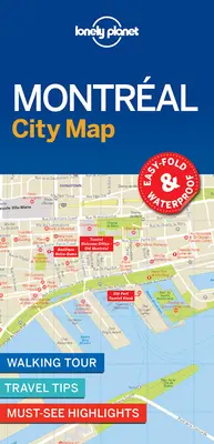 Hartă Lonely Planet a orașului Montreal - Lonely Planet Montreal City Map