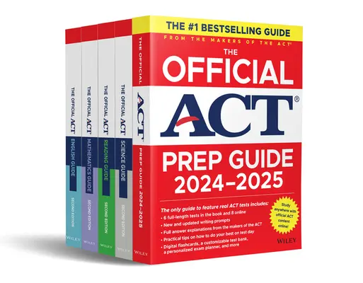The Official ACT Prep & Subject Guides 2024-2025 Set complet - The Official ACT Prep & Subject Guides 2024-2025 Complete Set