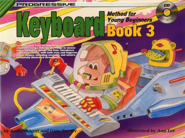 Metodă progresivă de tastatură pentru tineri începători 3 - Progressive Keyboard Method for Young Beginners 3