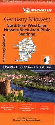 Germania Midwest Map 543 - Germany Midwest Map 543