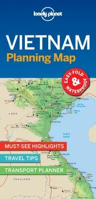 Hartă de planificare Lonely Planet Vietnam 1 - Lonely Planet Vietnam Planning Map 1