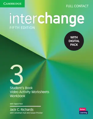 Interchange Level 3 Full Contact cu Digital Pack [Cu carte electronică] - Interchange Level 3 Full Contact with Digital Pack [With eBook]