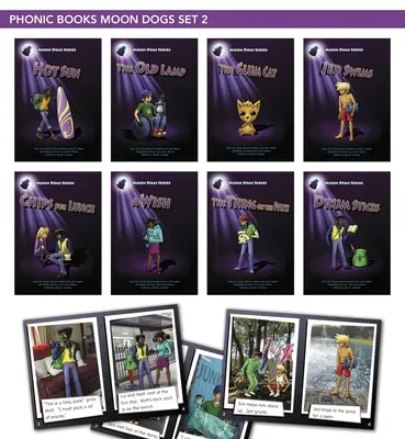 Cărți fonice Moon Dogs Set 2 - Phonic Books Moon Dogs Set 2