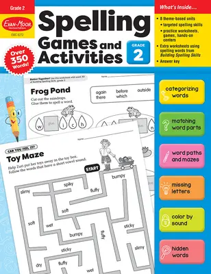Spelling Games and Activities, Grade 2 Teacher Resource (Jocuri și activități de ortografie, clasa a 2-a) - Spelling Games and Activities, Grade 2 Teacher Resource