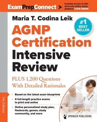 Revizuirea intensivă a certificării Agnp: Plus 1.200 de întrebări cu raționamente detaliate - Agnp Certification Intensive Review: Plus 1,200 Questions with Detailed Rationales