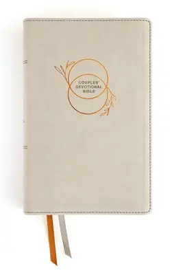 Niv, Biblia devoțională pentru cupluri (Construiește o bază biblică pentru căsnicia ta), Leathersoft, Stone, Comfort Print: Crescând împreună în Hristos - Niv, Couples' Devotional Bible (Build a Biblical Foundation for Your Marriage), Leathersoft, Stone, Comfort Print: Growing Together in Christ