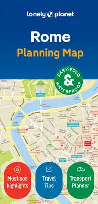 Harta Lonely Planet a orașului Roma 2 - Lonely Planet Rome City Map 2