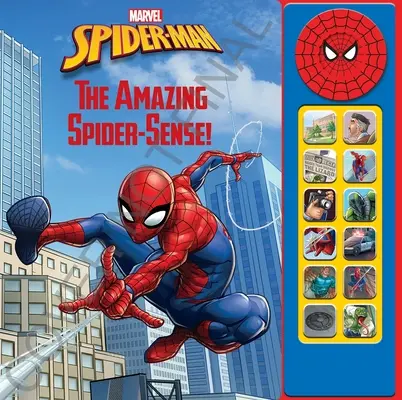 Marvel Spider-Man: Uimitorul simț al păianjenului! Carte cu sunete - Marvel Spider-Man: The Amazing Spider-Sense! Sound Book