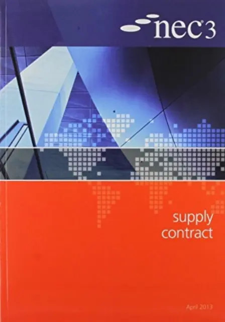 NEC3 Supply Contract Bundle: Set de 5 cărți - NEC3 Supply Contract Bundle: 5 Book Set