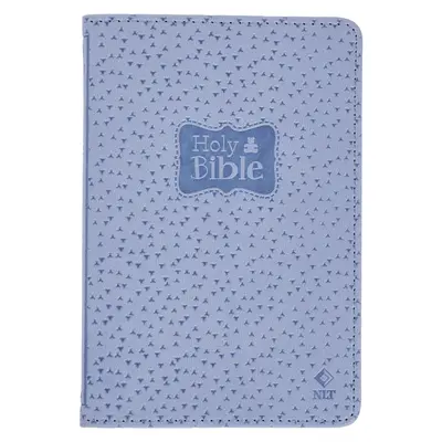 NLT Noul Testament cu Psalmi Sfânta Biblie Keepsake pentru bebeluși băieți, New Living Translation, Albastră - NLT New Testament with Psalms Keepsake Holy Bible for Baby Boys, New Living Translation, Blue