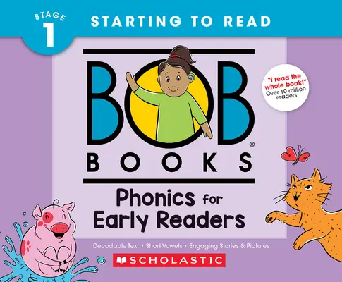 Bob Books - Phonics for Early Readers Hardcover Bind-Up Phonics, începând cu vârsta de 4 ani, grădiniță - Bob Books - Phonics for Early Readers Hardcover Bind-Up Phonics, Ages 4 and Up, Kindergarten