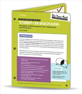 The On-Your-Feet Guide to Student-Led Discussions: Strategies to Make Student Talk Collaborative and Productive (Strategii pentru ca discuțiile studenților să fie colaborative și productive) - The On-Your-Feet Guide to Student-Led Discussions: Strategies to Make Student Talk Collaborative and Productive