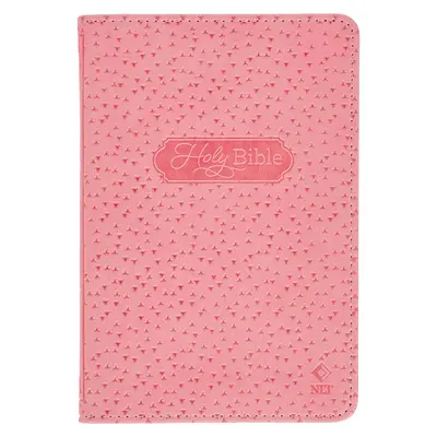 NLT Noul Testament cu Psalmi Keepsake Sfânta Biblie pentru fetițe, New Living Translation, roz - NLT New Testament with Psalms Keepsake Holy Bible for Baby Girls, New Living Translation, Pink