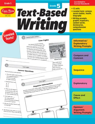 Text-Based Writing, Grade 5 Teacher Resource