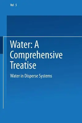Apa în sistemele disperse - Water in Disperse Systems