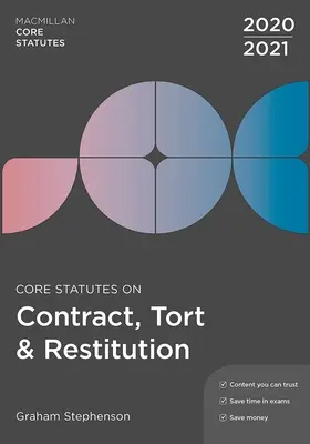 Statutul de bază privind contractul, răspunderea civilă delictuală și restituirea 2020-21 - Core Statutes on Contract, Tort & Restitution 2020-21
